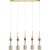 lampa Candy Bar Gold, lampa wisząca, lampa LED, złota lampa, lampa do jadalni, lampa z regulowaną wysokością, Kare Design