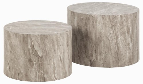 stolik kawowy Dice, okrągłe stoliki kawowe, stoliki imitacja kamienia, nowoczesne stoliki, minimalistyczny stolik, stoliki do salonu, designerski zestaw stolików