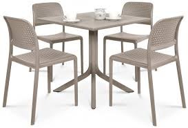 Krzesło Bora Bistot Tortora minimalizm prostota nowoczesność ogród taras