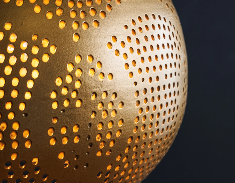 lampa Orient Living, lampa wisząca orientalna, lampa złota, lampa egzotyczna, lampa ażurowa, lampa orientalna do salonu, lampa orientalna do sypialni
