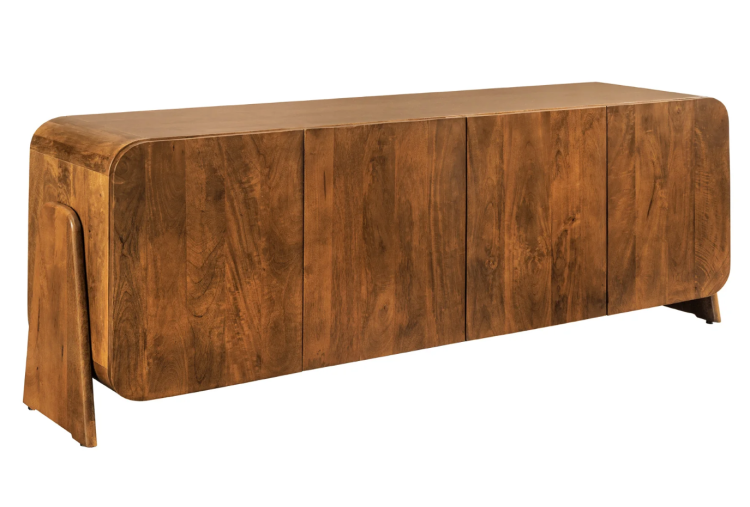 kredens Brasil, kredens z drewna mango, kredens drewniany, kredens do salonu, kredens nowoczesny, kredens boho, kredens rustykalny, kredens naturalne drewno, kredens z półkami, elegancki kredens