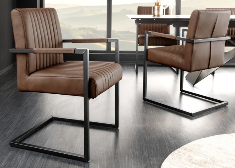 krzesło Big Aston, krzesło Invicta, tapicerowane krzesło, krzesło z podłokietnikami, eleganckie krzesło, klasyczne krzesło, nowoczesne krzesło, metalowa rama, krzesło do jadalni, krzesło do gabinetu