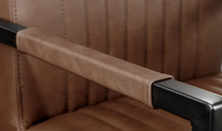 krzesło Big Aston, krzesło Invicta, tapicerowane krzesło, krzesło z podłokietnikami, eleganckie krzesło, klasyczne krzesło, nowoczesne krzesło, metalowa rama, krzesło do jadalni, krzesło do gabinetu