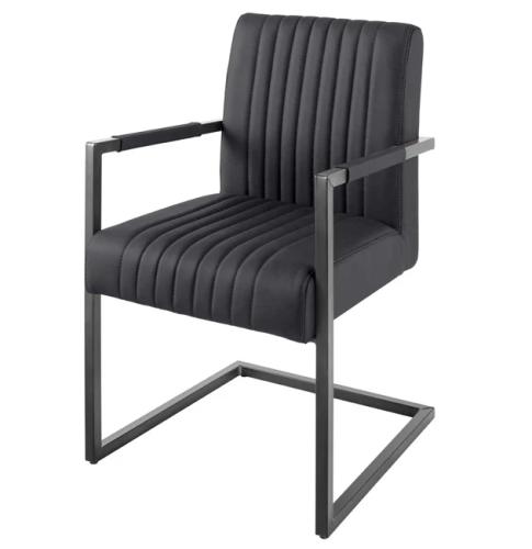 krzesło Big Aston, krzesło Invicta, tapicerowane krzesło, krzesło z podłokietnikami, eleganckie krzesło, klasyczne krzesło, nowoczesne krzesło, metalowa rama, krzesło do jadalni, krzesło do gabinetu