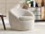fotel Alpine, fotel obrotowy, fotel szenilowy, fotel do salonu, fotel nowoczesny, fotel ergonomiczny, fotel 360 stopni, fotel tapicerowany, wygodny fotel, fotel z metalową ramą