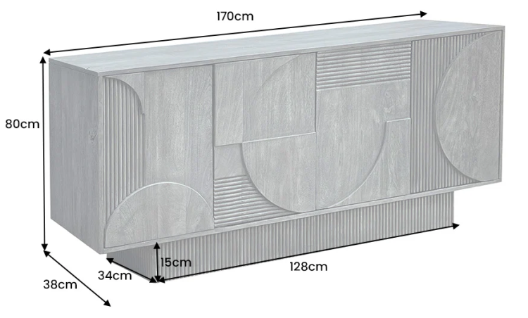komoda art deco, komoda drewniana, komoda z drewna mango, meble art deco, drewniana komoda do salonu, komoda z rzeźbionymi frontami, komoda designerska, komoda nowoczesna
