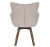 fotel obrotowy Thor, fotel z funkcją obrotu, fotel 360 stopni, fotel z drewnianymi nogami, fotel dębowy, fotel z podłokietnikami, fotel do salonu, elegancki fotel tapicerowany, fotel w jasnobrązowej tkaninie