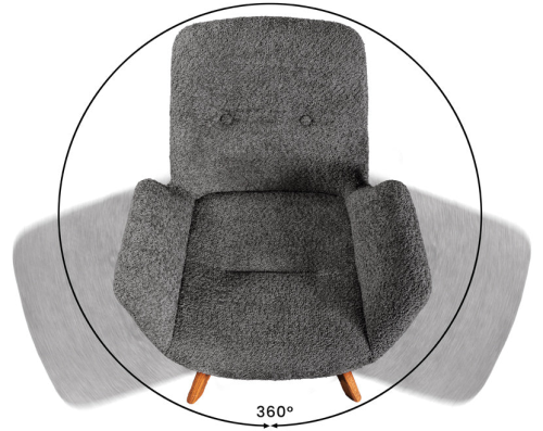 krzesło Baltic, krzesło obrotowe Baltic, krzesło z funkcją obrotu, krzesło boucle, krzesło tapicerowane boucle, krzesło 360 stopni, krzesło z podłokietnikami, krzesło do jadalni