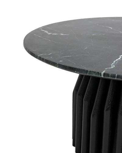 stolik kawowy marmurowy, stolik z marmuru Black Marine, stolik z drewnianą podstawą, stolik z drewna mango, nowoczesny stolik kawowy, elegancki stolik do salonu, luksusowy stolik kawowy