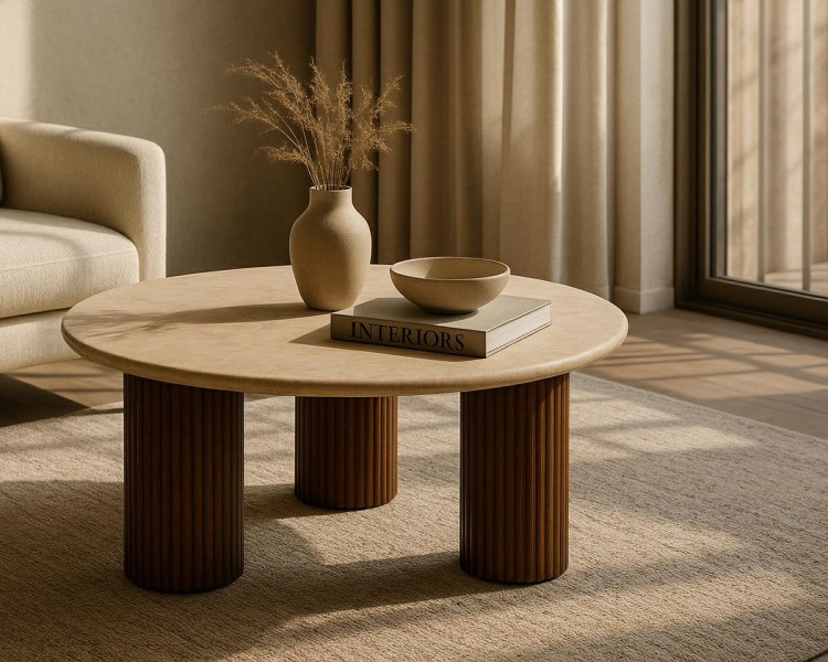 stolik kawowy Ragno, stolik marmurowy Ragno, stolik kawowy marmur Boto Chino, stolik z drewna mango, stolik okrągły marmurowy, stolik kawowy nowoczesny, stolik designerski do salonu, stolik elegancki, stolik klasyczny i nowoczesny