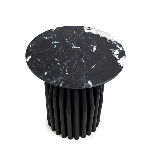 stolik boczny Levante, stolik boczny czarny marmur, stolik boczny drewno mango, stolik designerski, stolik dekoracyjny do salonu, stolik nowoczesny, stolik luksusowy, stolik Levante kolekcja, stolik elegancki, stolik marmurowy do salonu