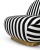 fotel obrotowy Azure, fotel biały czarny, fotel tapicerowany, fotel nowoczesny, fotel designerski, fotel do salonu, fotel do garderoby, fotel do przestrzeni komercyjnej, fotel komfortowy