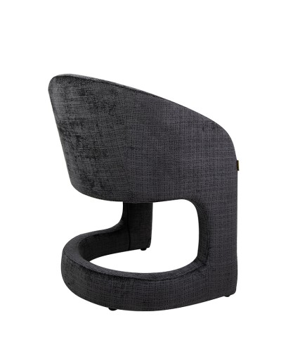krzesło Shelly, krzesło czarne, krzesło tapicerowane, krzesło nowoczesne, krzesło designerskie, krzesło do salonu, krzesło do lobby, krzesło eleganckie