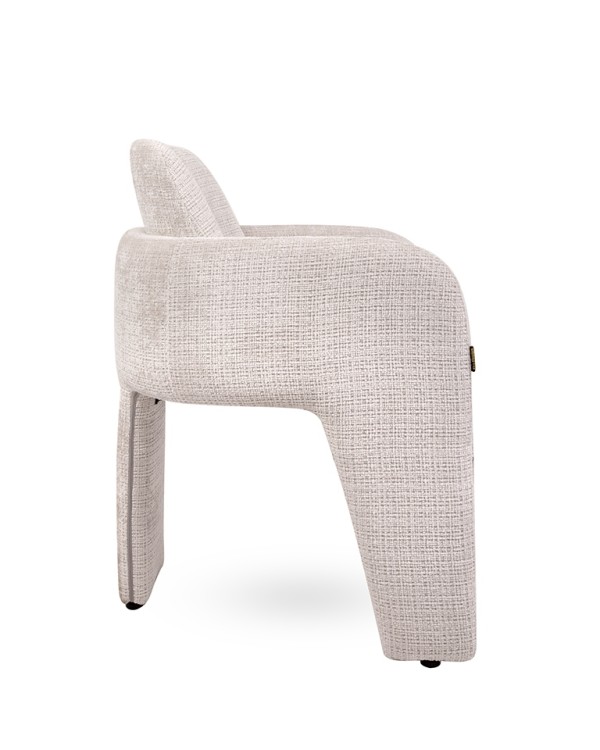 krzesło Lauren, krzesło beżowe, krzesło tapicerowane, krzesło nowoczesne, krzesło designerskie, krzesło do jadalni, krzesło do salonu, krzesło eleganckie, krzesło komfortowe