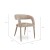 krzesło Iris, krzesło beżowe, krzesło tapicerowane, krzesło nowoczesne, krzesło designerskie, krzesło do jadalni, krzesło eleganckie, krzesło komfortowe, krzesło z podłokietnikami, krzesło do salonu