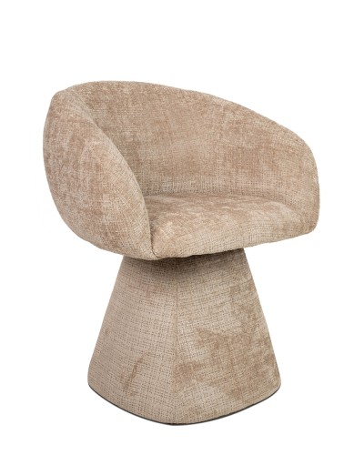 krzesło Pedra, krzesło obrotowe, krzesło beżowe, krzesło tapicerowane, krzesło designerskie, krzesło nowoczesne, krzesło komfortowe, krzesło do salonu