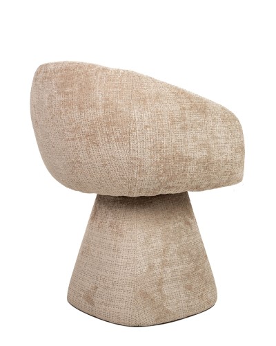 krzesło Pedra, krzesło obrotowe, krzesło beżowe, krzesło tapicerowane, krzesło designerskie, krzesło nowoczesne, krzesło komfortowe, krzesło do salonu