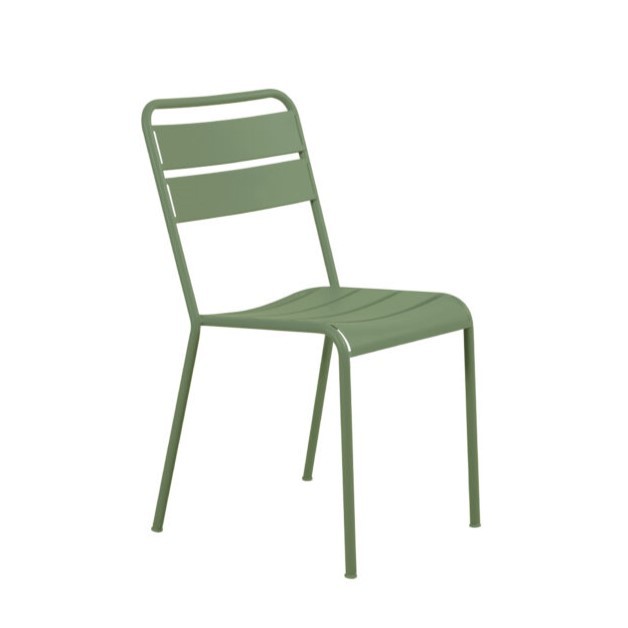 krzesło Twist, Vermobil Twist, krzesło stalowe, krzesło ogrodowe stalowe, krzesło retro, krzesło w stylu retro, krzesło z podłokietnikami, krzesło bez podłokietników, krzesło sztaplowane, designerskie krzesło ogrodowe, włoskie meble ogrodowe