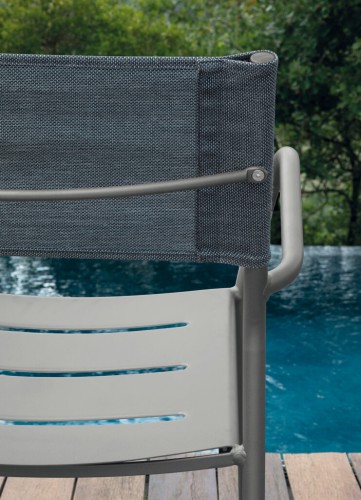 krzesło Vera, krzesło Vermobil, włoskie meble, outdoor furniture, krzesło outdoorowe, krzesło sztaplowane, krzesło tarasowe, krzesło metalowe, krzesło odporne na warunki atmosferyczne