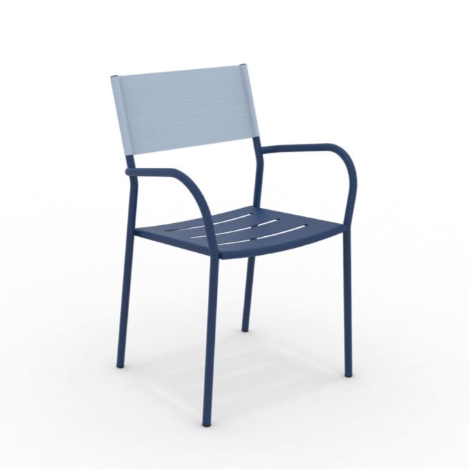 krzesło Vera, krzesło Vermobil, włoskie meble, outdoor furniture, krzesło outdoorowe, krzesło sztaplowane, krzesło tarasowe, krzesło metalowe, krzesło odporne na warunki atmosferyczne