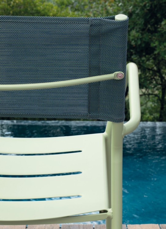 krzesło Vera, krzesło Vermobil, włoskie meble, outdoor furniture, krzesło outdoorowe, krzesło sztaplowane, krzesło tarasowe, krzesło metalowe, krzesło odporne na warunki atmosferyczne