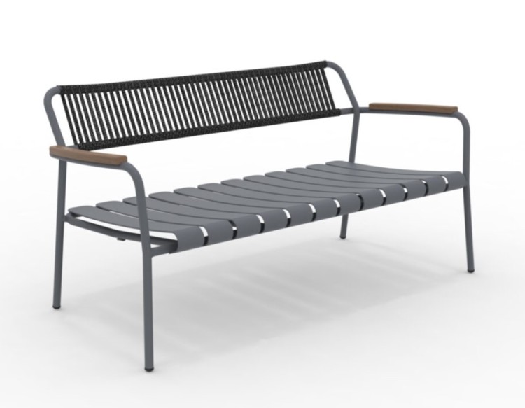 sofa Verdea, sofa Vermobil, sofa aluminiowa, sofa sztaplowana, sofa outdoorowa, sofa odporna na warunki atmosferyczne, sofa tarasowa