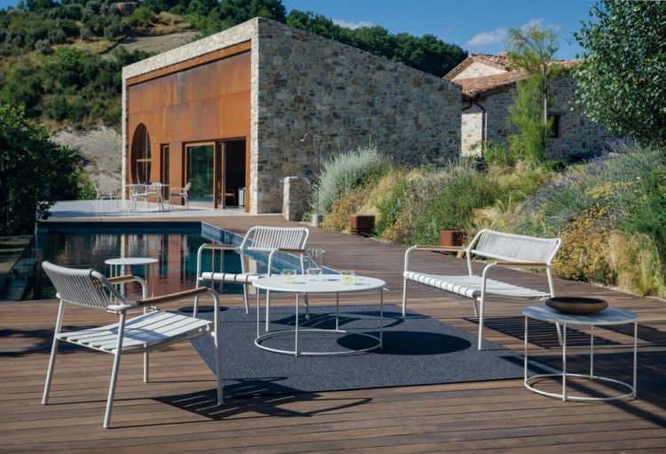 sofa Verdea, sofa Vermobil, sofa aluminiowa, sofa sztaplowana, sofa outdoorowa, sofa odporna na warunki atmosferyczne, sofa tarasowa