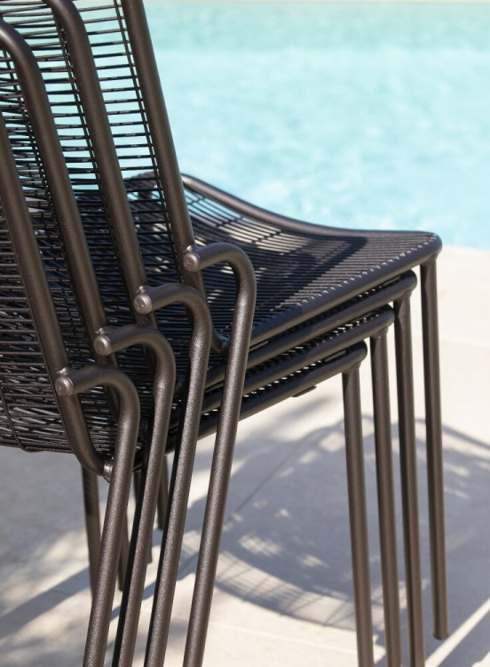 krzesło Roma, krzesło Vermobil, krzesło metalowe, krzesło sztaplowane, krzesło outdoorowe, krzesło odporne na warunki atmosferyczne, krzesło tarasowe