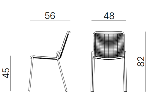 krzesło Roma, krzesło Vermobil, krzesło metalowe, krzesło sztaplowane, krzesło outdoorowe, krzesło odporne na warunki atmosferyczne, krzesło tarasowe