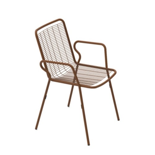 krzesło Roma, krzesło Vermobil, krzesło metalowe, krzesło sztaplowane, krzesło outdoorowe, krzesło odporne na warunki atmosferyczne, krzesło tarasowe