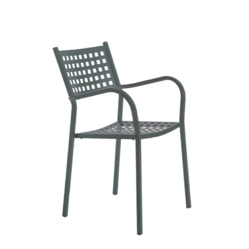 krzesło Alice, krzesło Vermobil, krzesło metalowe, krzesło sztaplowane, krzesło ogrodowe, krzesło outdoorowe, krzesło tarasowe, krzesło do ogródka restauracyjnego