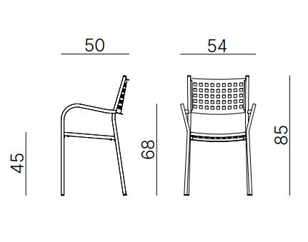 krzesło Alice, krzesło Vermobil, krzesło metalowe, krzesło sztaplowane, krzesło ogrodowe, krzesło outdoorowe, krzesło tarasowe, krzesło do ogródka restauracyjnego
