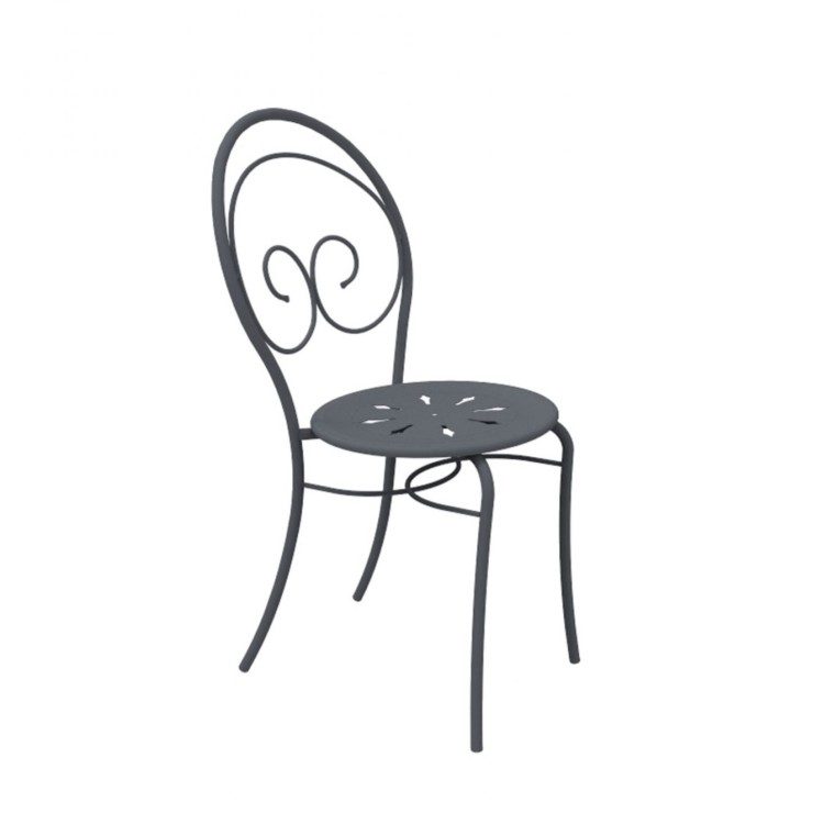 krzesło Mimmo, krzesło Vermobil, krzesło włoskie, włoski design, krzesło metalowe, krzesło ogrodowe, krzesło tarasowe, krzesło sztaplowane, krzesło do ogródka restauracyjnego