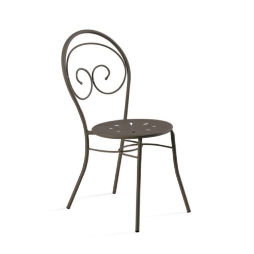 krzesło Mimmo, krzesło Vermobil, krzesło włoskie, włoski design, krzesło metalowe, krzesło ogrodowe, krzesło tarasowe, krzesło sztaplowane, krzesło do ogródka restauracyjnego