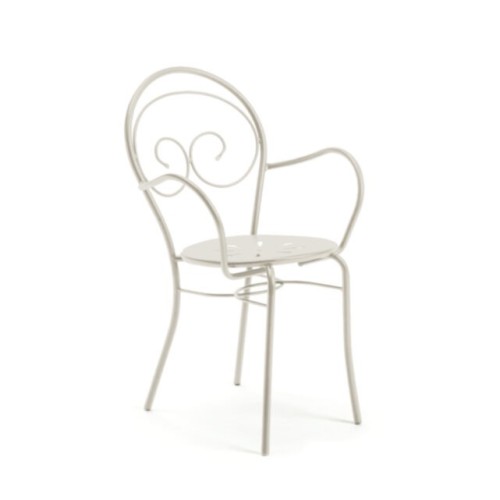 krzesło Mimmo, krzesło Vermobil, krzesło włoskie, włoski design, krzesło metalowe, krzesło ogrodowe, krzesło tarasowe, krzesło sztaplowane, krzesło do ogródka restauracyjnego