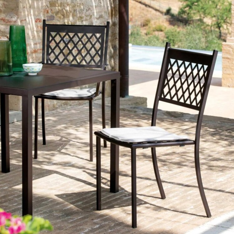 krzesło Summertime, krzesło sztaplowane, krzesło ogrodowe, krzesło outdoorowe, krzesło metalowe, krzesło ażurowe, krzesło ogrodowe, krzesło do restauracji