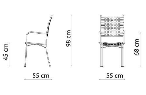 krzesło Tosca, krzesło metalowe, krzesło Vermobil, krzesło ażurowe, krzesło outdoorowe, krzesło na taras, krzesło krzesło sztaplowane, krzesło do ogródka restauracyjnego