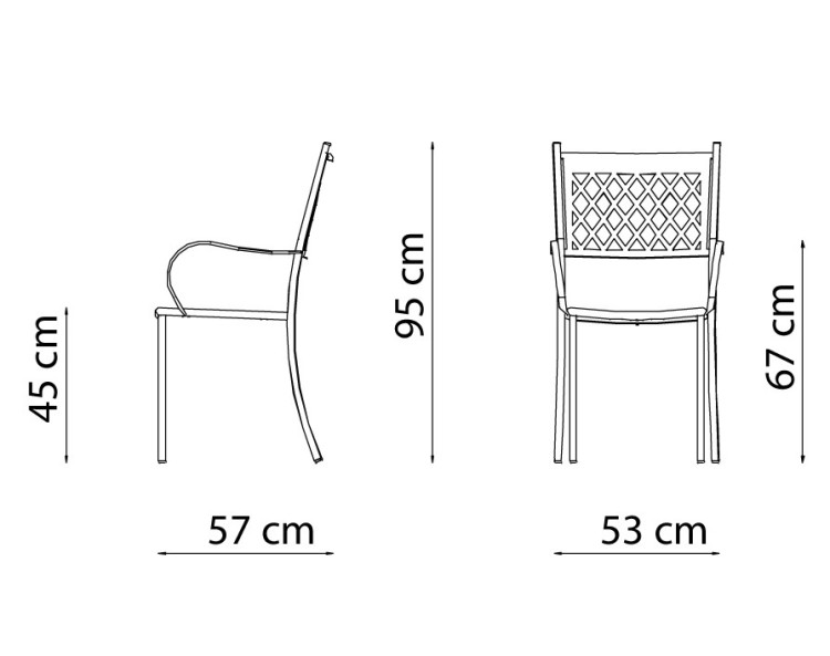 krzesło Summertime, krzesło sztaplowane, krzesło ogrodowe, krzesło outdoorowe, krzesło metalowe, krzesło ażurowe, krzesło ogrodowe, krzesło do restauracji