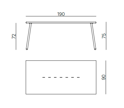 stół Roma, stół metalowy, stół tarasowy, stół do ogrodu, stół Vermobil, nowoczesny stół, duży stół