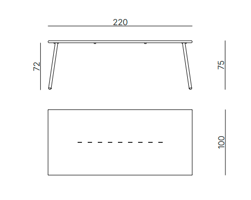 stół Roma, stół metalowy, stół tarasowy, stół do ogrodu, stół Vermobil, nowoczesny stół, duży stół