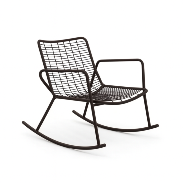 krzesło Roma, krzesło Vermobil, krzesło metalowe, krzesło bujane, krzesło outdoorowe, krzesło odporne na warunki atmosferyczne, krzesło tarasowe