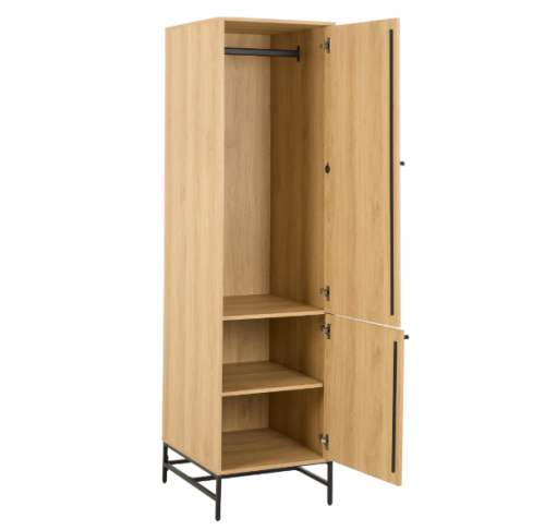 szafa Albany, szafa Actona, szafa dąb, szafa do sypialni, nowoczesna szafa, szafa w stylu skandynawskim, szafa lamele