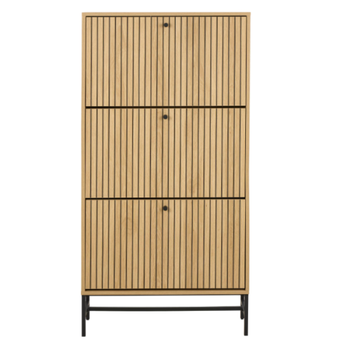 szafka na buty Albany, szafka na buty Actona, szafka na buty dąb, szafka na buty do przedpokoju, nowoczesna szafka na buty, szafka na buty w stylu skandynawskim, szafka na buty lamele