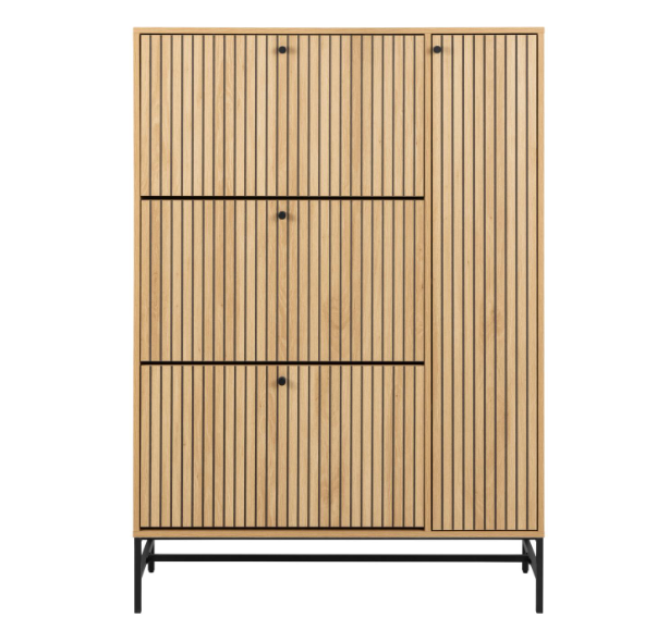 szafka na buty Albany, szafka na buty Actona, szafka na buty dąb, szafka na buty do przedpokoju, nowoczesna szafka na buty, szafka na buty w stylu skandynawskim, szafka na buty lamele