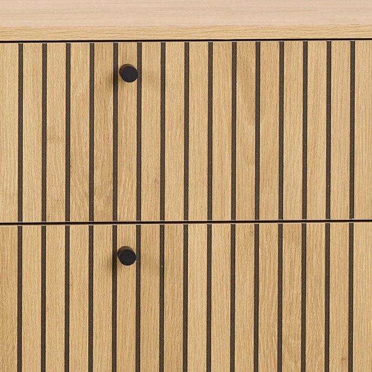 komoda Albany, komoda Actona, komoda dąb, komoda do sypialni, komoda do salonu, nowoczesna komoda, komoda w stylu skandynawskim, komoda lamele