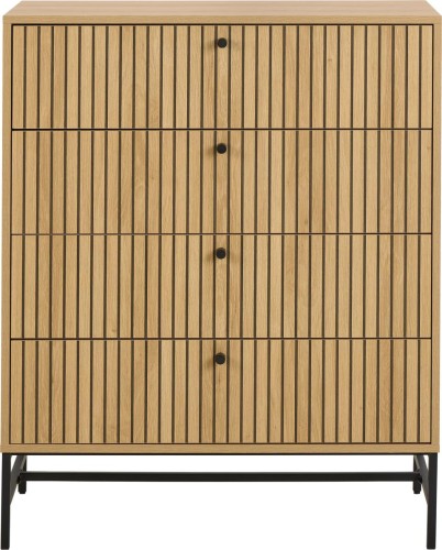 komoda Albany, komoda Actona, komoda dąb, komoda do sypialni, komoda do salonu, nowoczesna komoda, komoda w stylu skandynawskim, komoda lamele