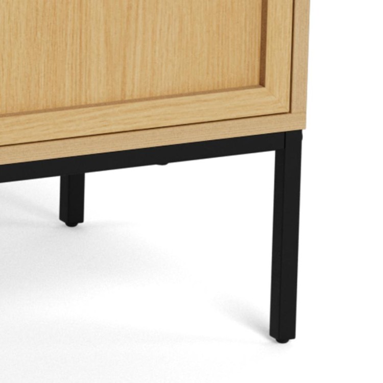 komoda Palmdale, komoda Actona, komoda imitacja dębu, komoda do salonu, komoda do sypialni, komoda w stylu boho, minimalistyczna komoda