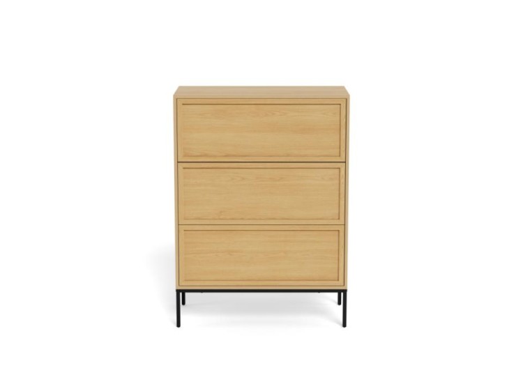 komoda Palmdale, komoda Actona, komoda imitacja dębu, komoda do salonu, komoda do sypialni, komoda w stylu boho, minimalistyczna komoda