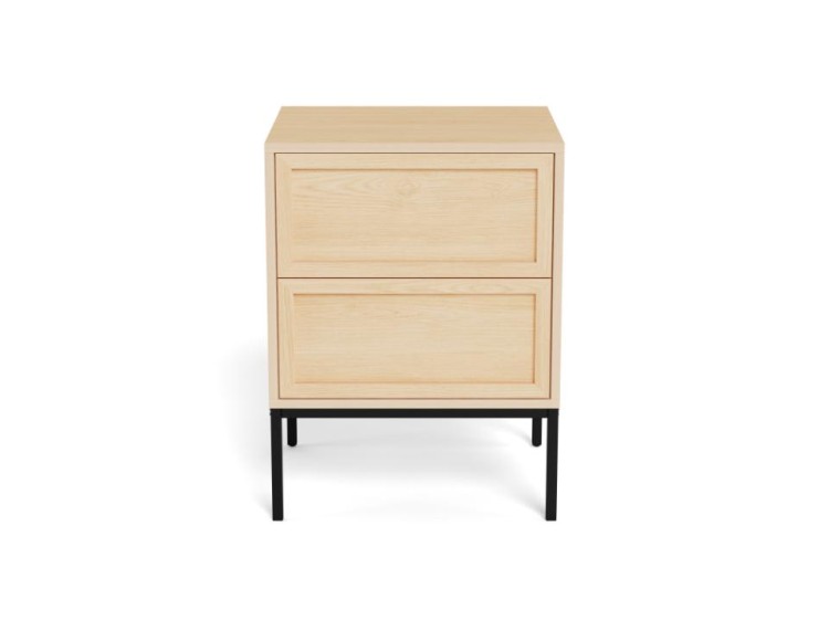 szafka nocna Palmdale, szafka nocna Actona, szafka nocna imitacja dębu, szafka nocna do sypialni, szafka nocna w stylu boho, minimalistyczna szafka nocna