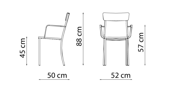 krzesło Mogan, krzesło Vermobil, krzesło stalowe, krzesło sztaplowane, krzesło outdoorowe, krzesło ogrodowe, krzesło tarasowe, krzesło do ogródka restauracyjnego
